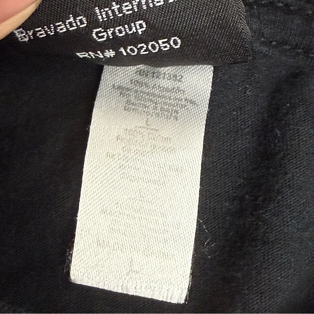 Harley Davidson Black Orange Graphic Logo Motorcycle Biker Tee Shirt L - Picture 8 of 10